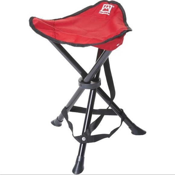 Avalanche Tripod Portable Hiking Chair Red Packable NEW - Picture 1 of 1